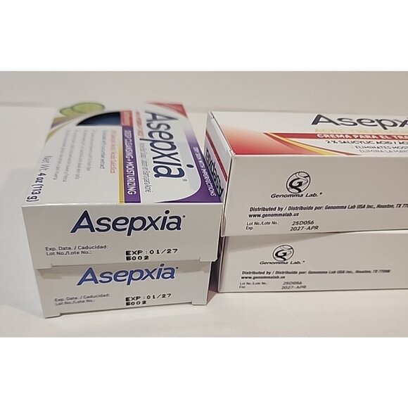 4 ASEPXIA Acne Soap + Cream 2% Salicylic Acid Rapid Maximum Strength face wash - Picture 2 of 4